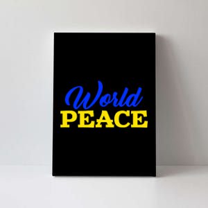 World Peace Support Ukraine Canvas