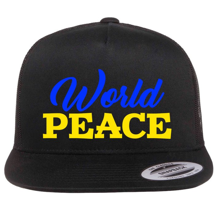World Peace Support Ukraine Flatbill Hat