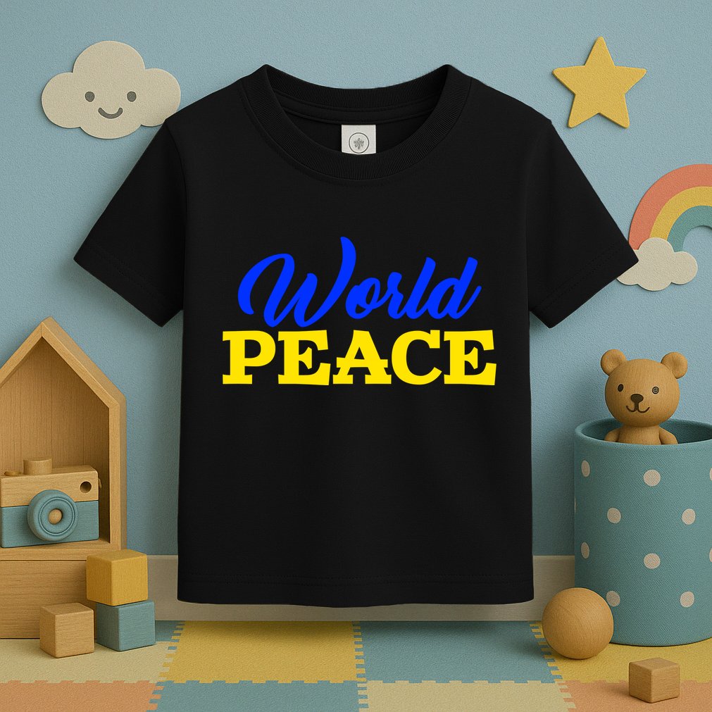 World Peace Support Ukraine Toddler T-Shirt