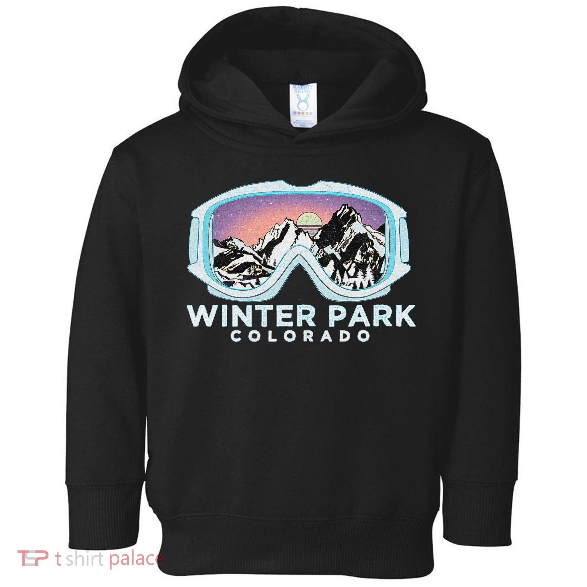 Winter Park Ski Winter Park Co Skiing Snow Gift Toddler Hoodie