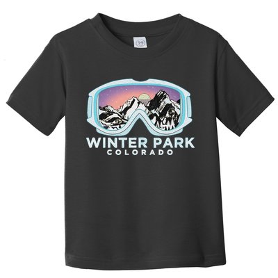 Winter Park Ski Winter Park Co Skiing Snow Gift Toddler T-Shirt