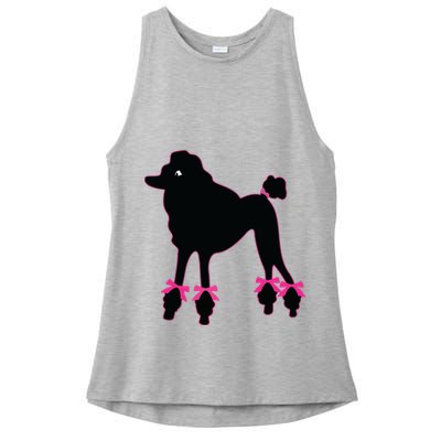 Womens Poodle Skirt 1950s Sock Hop Costume Record Hop Dance Ladies PosiCharge Tri-Blend Wicking Tank