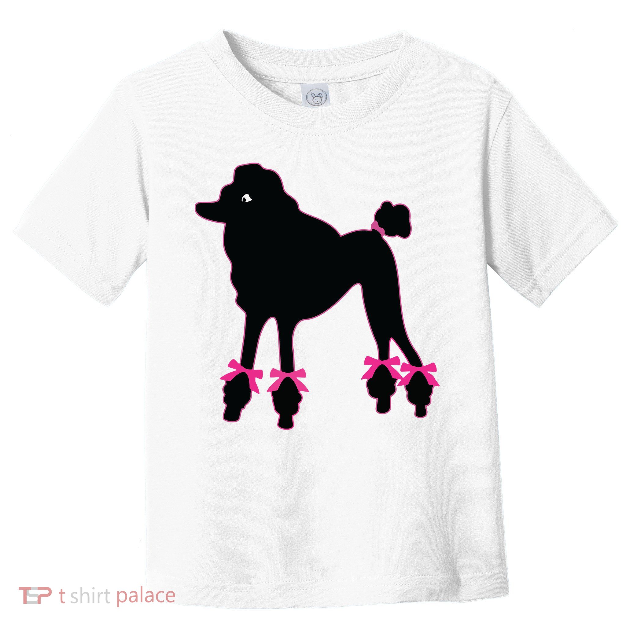 Womens Poodle Skirt 1950s Sock Hop Costume Record Hop Dance Toddler T-Shirt