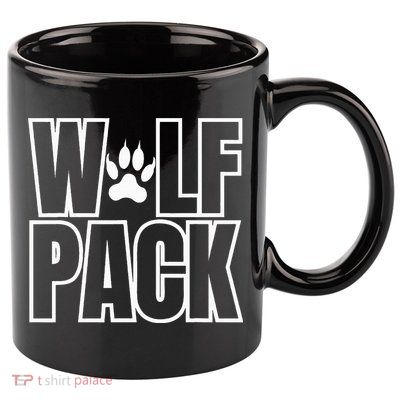 Wolf Pack Sport Teams 11oz C Handle Ceramic Mug