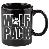 Wolf Pack Sport Teams 11oz C Handle Ceramic Mug