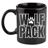 Wolf Pack Sport Teams 11oz C Handle Ceramic Mug