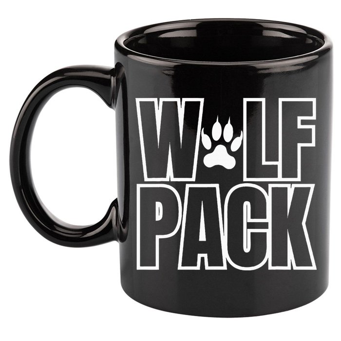 Wolf Pack Sport Teams 11oz C Handle Ceramic Mug