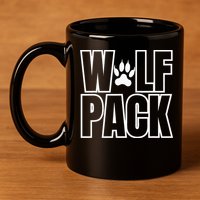 Wolf Pack Sport Teams 11oz C Handle Ceramic Mug