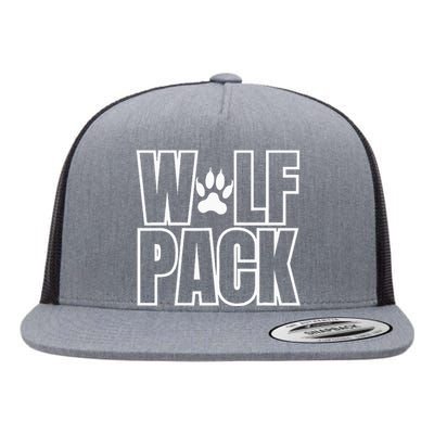 Wolf Pack Sport Teams Flat Bill Trucker Hat