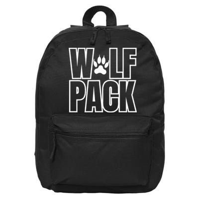 Wolf Pack Sport Teams 16 in Basic Backpack