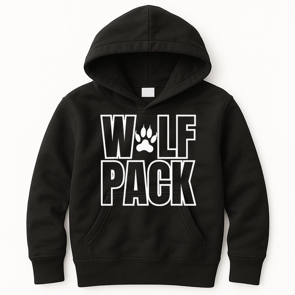 Wolf Pack Sport Teams Kids Hoodie