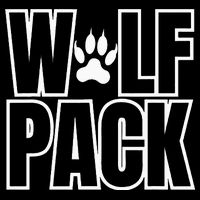 Wolf Pack Sport Teams Zip Tote Bag