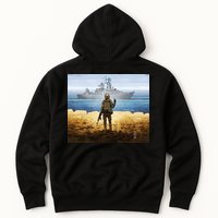 Warship Postage Stamp Front And Back Print Go F Yourself Hoodie