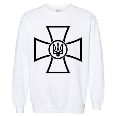 Warship Postage Stamp Front And Back Print Go F Yourself Garment-Dyed Sweatshirt