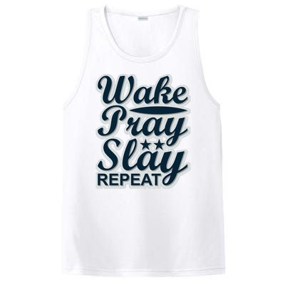 Wake Pray Slay Repeat PosiCharge Competitor Tank