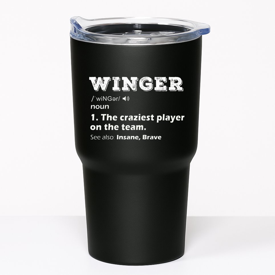 Winger Position Soccer Player Football Rugby Hockey Gifts Tumbler
