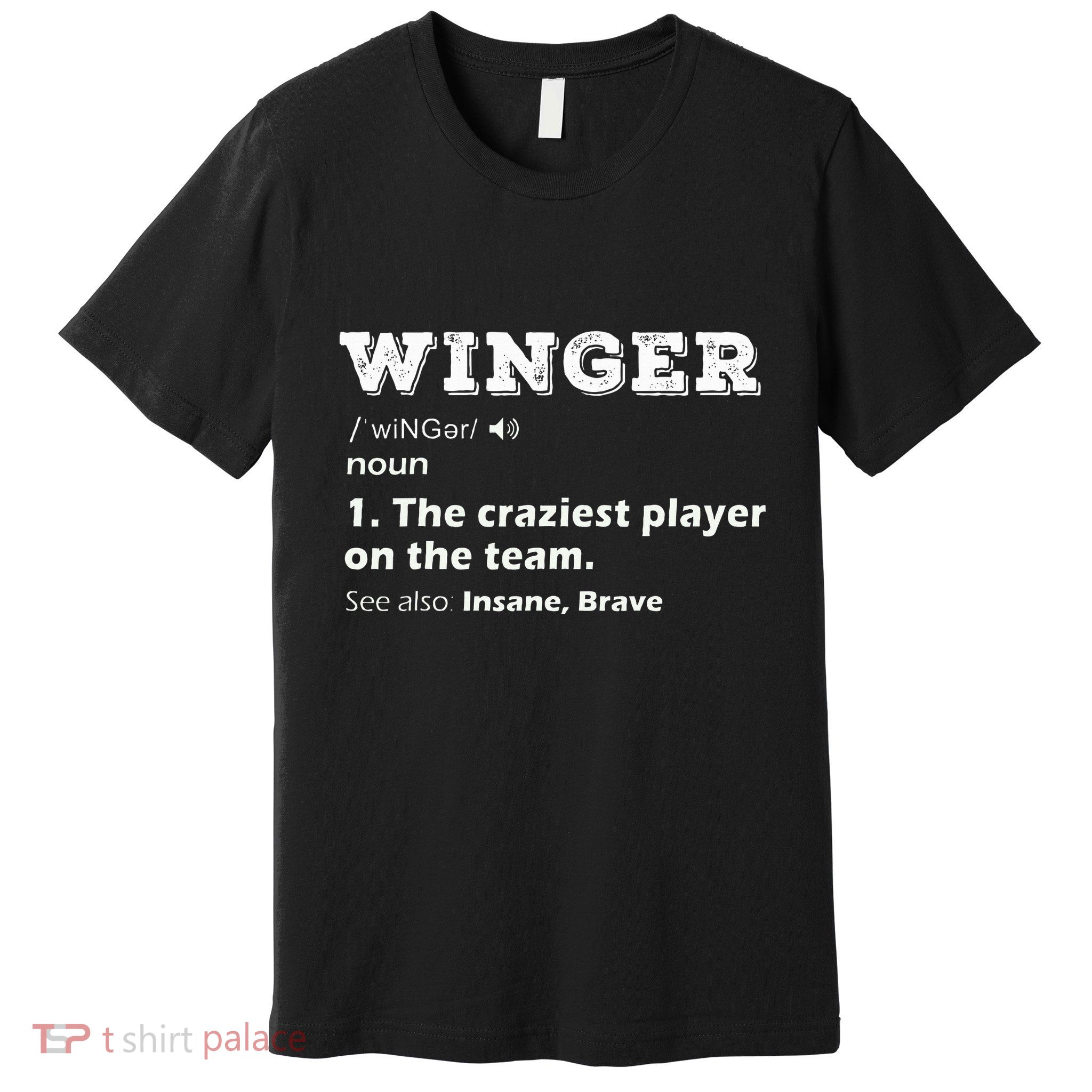 Winger Position Soccer Player Football Rugby Hockey Gifts Premium T-Shirt