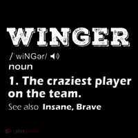 Winger Position Soccer Player Football Rugby Hockey Gifts Premium T-Shirt