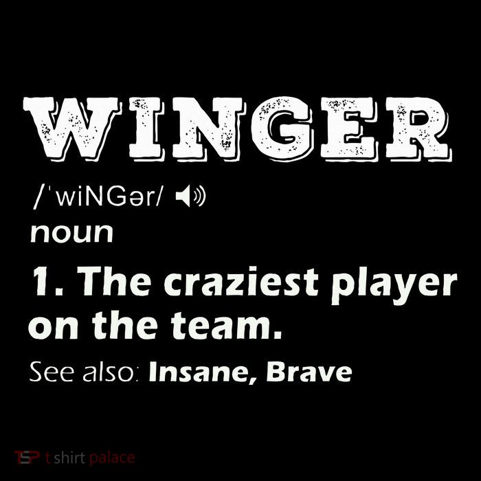 Winger Position Soccer Player Football Rugby Hockey Gifts Premium T-Shirt