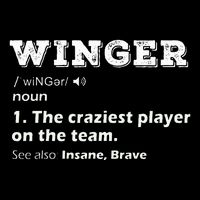 Winger Position Soccer Player Football Rugby Hockey Gifts Baby Bodysuit