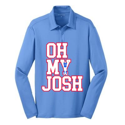 WNY Pride Shirt Oh My Josh Silk Touch Performance Long Sleeve Polo