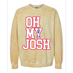 WNY Pride Shirt Oh My Josh Colorblast Crewneck Sweatshirt