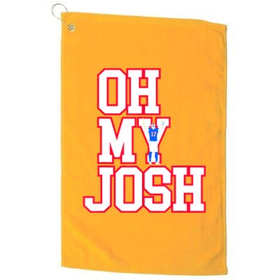 WNY Pride Shirt Oh My Josh Platinum Collection Golf Towel