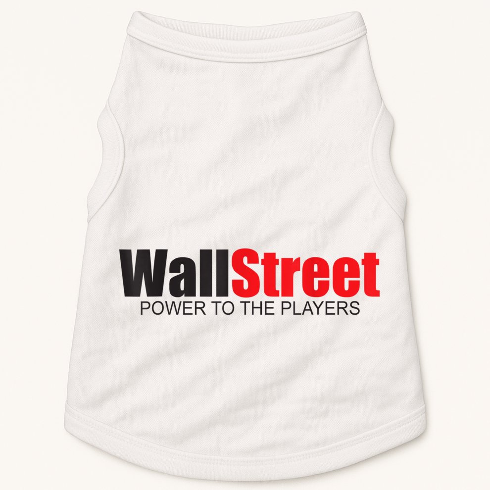 Wallstreet Power To The Players Doggie Tank