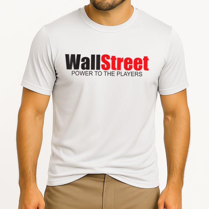Wallstreet Power To The Players Cooling Performance Crew T-Shirt
