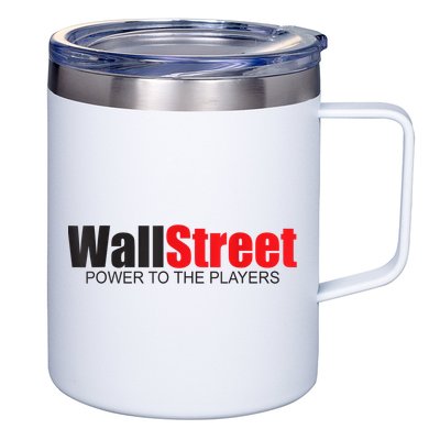 Wallstreet Power To The Players 12oz Stainless Steel Coffee Mug