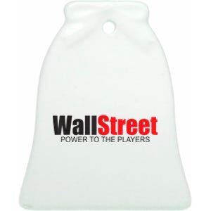 Wallstreet Power To The Players Ceramic Bell Ornament