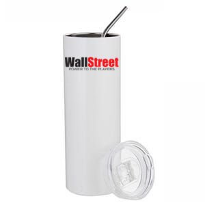 Wallstreet Power To The Players Stainless Steel Tumbler