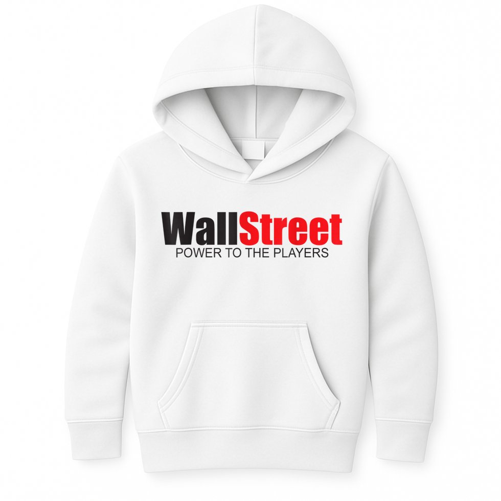 Wallstreet Power To The Players Kids Hoodie
