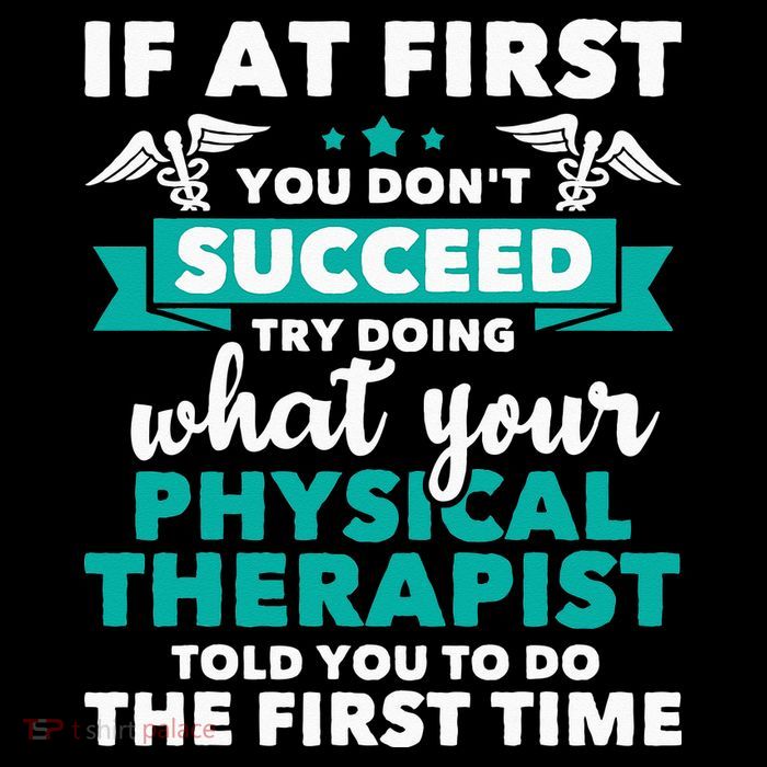 What Physical Therapist Told You Physical Theraphy PT Poster