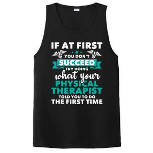 What Physical Therapist Told You Physical Theraphy PT PosiCharge Competitor Tank