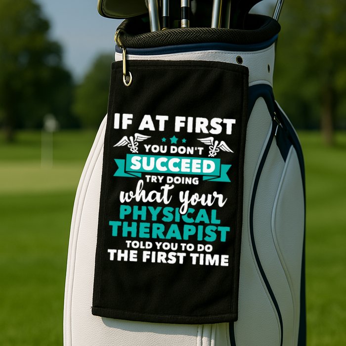 What Physical Therapist Told You Physical Theraphy PT Golf Towel