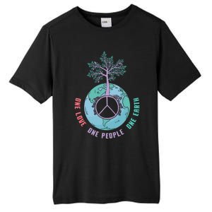 World Peace Tree Love People Earth Day 60s 70s Hippie Retro Great Gift Tall Fusion ChromaSoft Performance T-Shirt