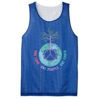 World Peace Tree Love People Earth Day 60s 70s Hippie Retro Great Gift Mesh Reversible Basketball Jersey Tank