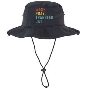 Wake & Pray Transfer Day Embryo Transfer Day Ivf Pregnancy Legacy Cool Fit Booney Bucket Hat