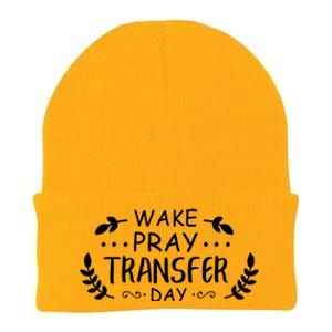 Wake Pray Transfer Day Ivf Fertilization Infertility Gift Knit Cap Winter Beanie