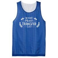 Wake Pray Transfer Day Ivf Fertilization Infertility Gift Mesh Reversible Basketball Jersey Tank