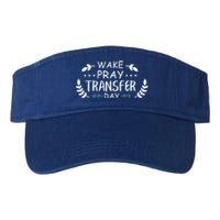 Wake Pray Transfer Day Ivf Fertilization Infertility Gift Valucap Bio-Washed Visor