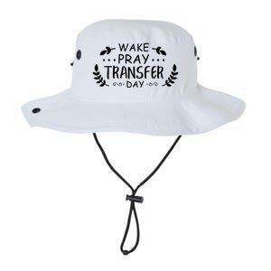 Wake Pray Transfer Day Ivf Fertilization Infertility Gift Legacy Cool Fit Booney Bucket Hat