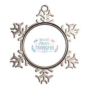 Wake Pray Transfer Day Ivf Fertilization Infertility Gift Metallic Star Ornament