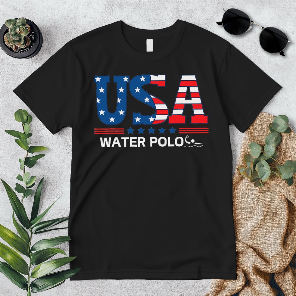 Water Polo United States Flag Usa Team Sport Water Polo Premium T-Shirt