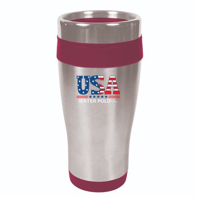Water Polo United States Flag Usa Team Sport Water Polo 16oz Travel Tumbler