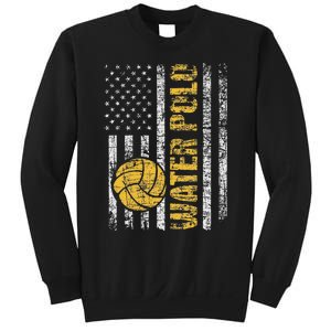 Water Polo Usa Flag Goalie Sportsmen Goalkeeper Sweatshirt