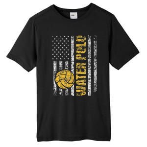 Water Polo Usa Flag Goalie Sportsmen Goalkeeper Tall Fusion ChromaSoft Performance T-Shirt