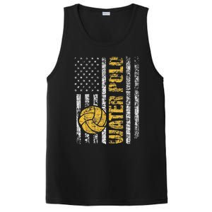 Water Polo Usa Flag Goalie Sportsmen Goalkeeper PosiCharge Competitor Tank