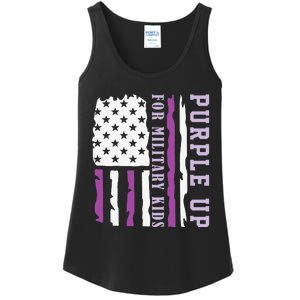 Wear purple up for military month of the military child Ladies Essential Tank